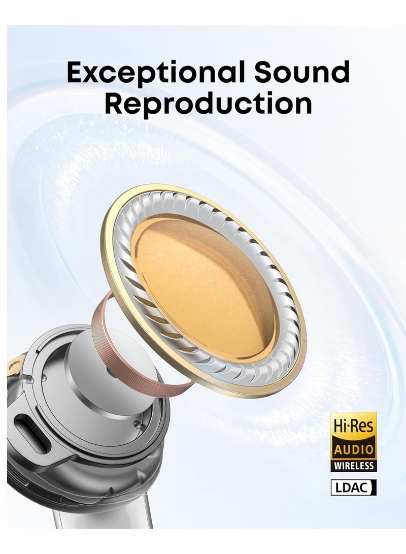 Soundcore Liberty 5 by Anker, Noise-Cancelling Wireless Earbuds, 2x Stronger Voice Reduction, Real-Time Adaptive Noise Cancellation, Fast Charging, Dolby Audio, 6-Mic AI Clear Calls, Long Battery Life Blue - Image 5