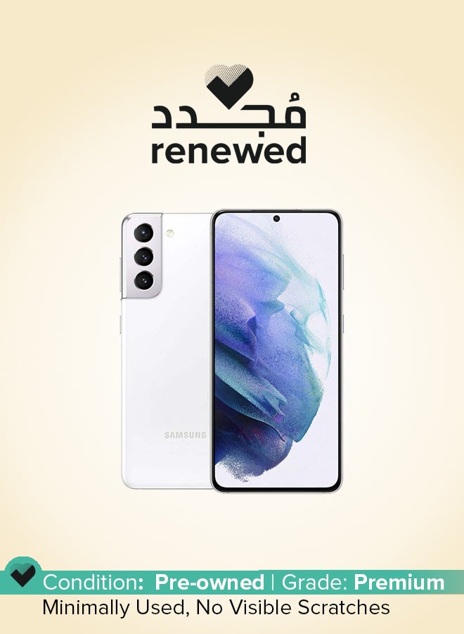 سامسونج Renewed - Galaxy S21 Dual SIM White 256GB 5G - International Version - Image 1