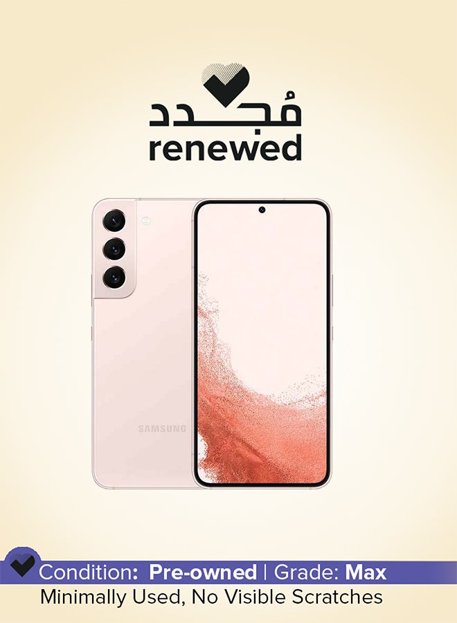 سامسونج Renewed - Galaxy S22  Dual SIM Pink Gold 256GB 5G - International Version - Image 1