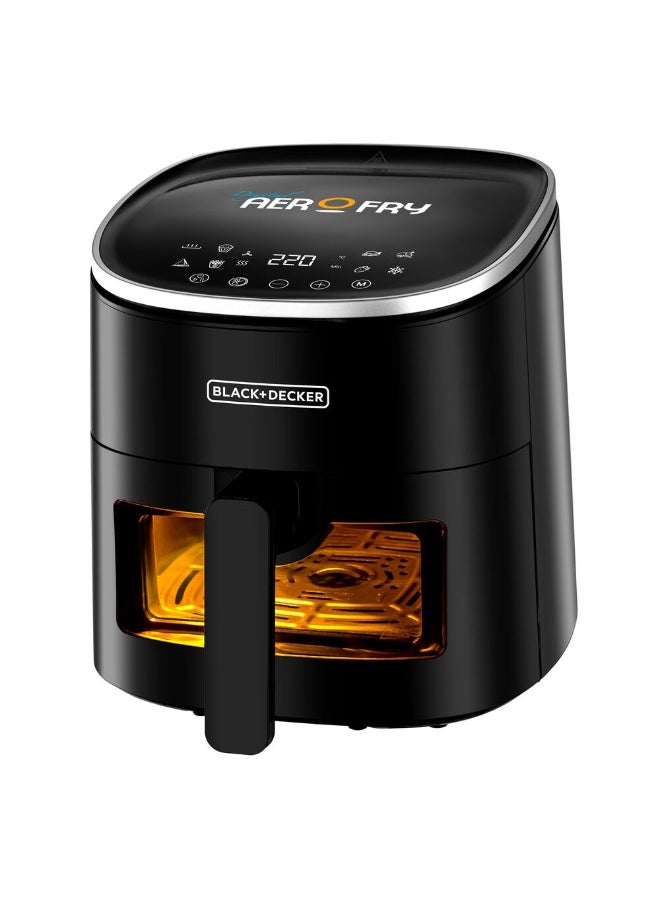 بلاك اند ديكر 8-In-1 Digital AerOfry With Window 4.2 L 1300 W AF4210-B5 Black - Image 5