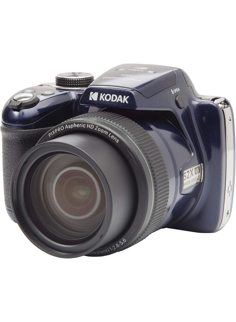 Kodak Pixpro AZ528-16 Mpixel Digital Bridge Camera, 52x Optical Zoom, Optical Stabilizer, 3-inch LCD Display, 1080p Full HD Video, Li-Ion Battery - Midnight Blue - Image 1