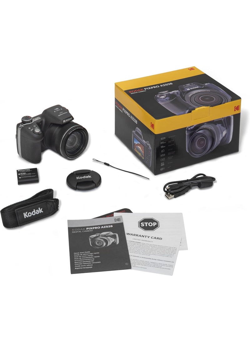 Kodak Pixpro AZ528-16 Mpixel Digital Bridge Camera, 52x Optical Zoom, Optical Stabilizer, 3-inch LCD Display, 1080p Full HD Video, Li-Ion Battery - Midnight Blue - Image 2