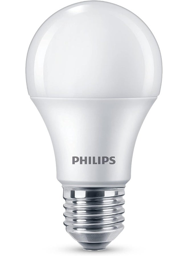Philips LED Light Frosted Bulb A60, Non-Dimmable, E27 Base, 11W-80W Equivalent, 3000k Warm White - Image 1