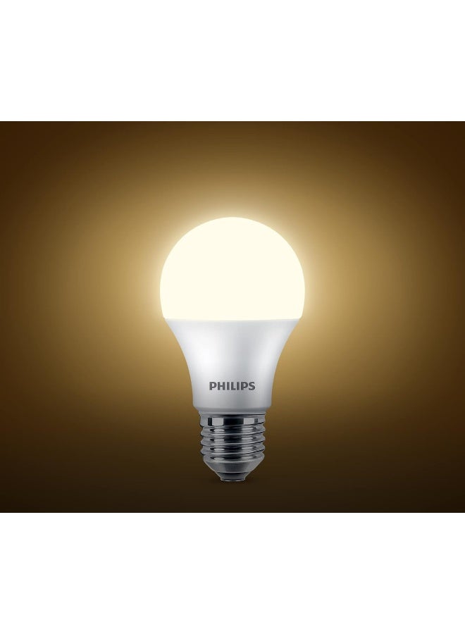 Philips LED Light Frosted Bulb A60, Non-Dimmable, E27 Base, 11W-80W Equivalent, 3000k Warm White - Image 4