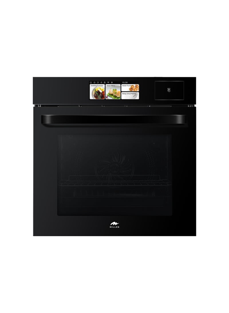 ميلين فرن بخاري كهربائي مدمج 60 سم مع شاشة TFT، 56 وصفة ذكية، 66 لتر - ضمان 3 سنوات - Image 2