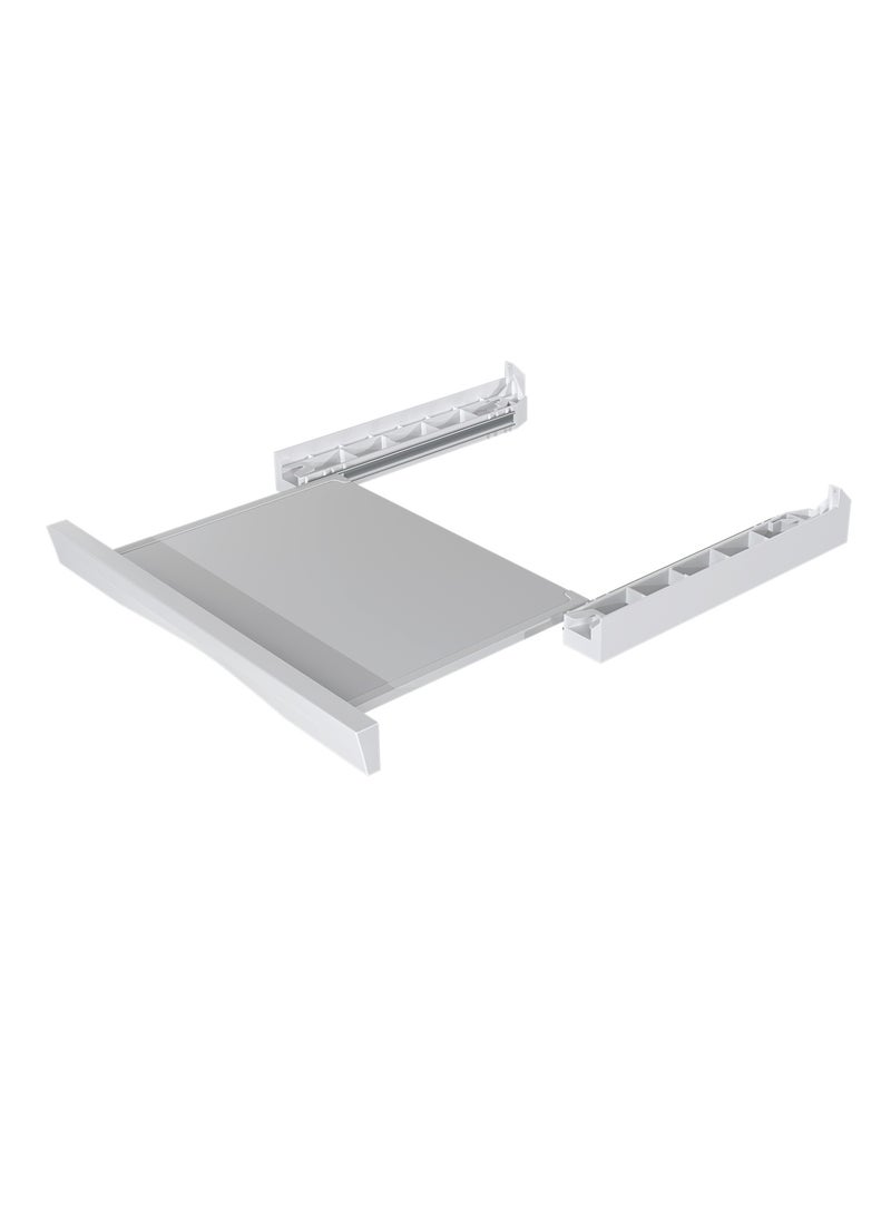 ميلين MILLEN White Stacking Kit – Secure Mounting for Washer & Dryer, M01WH МWM10W shelf White  - Image 1