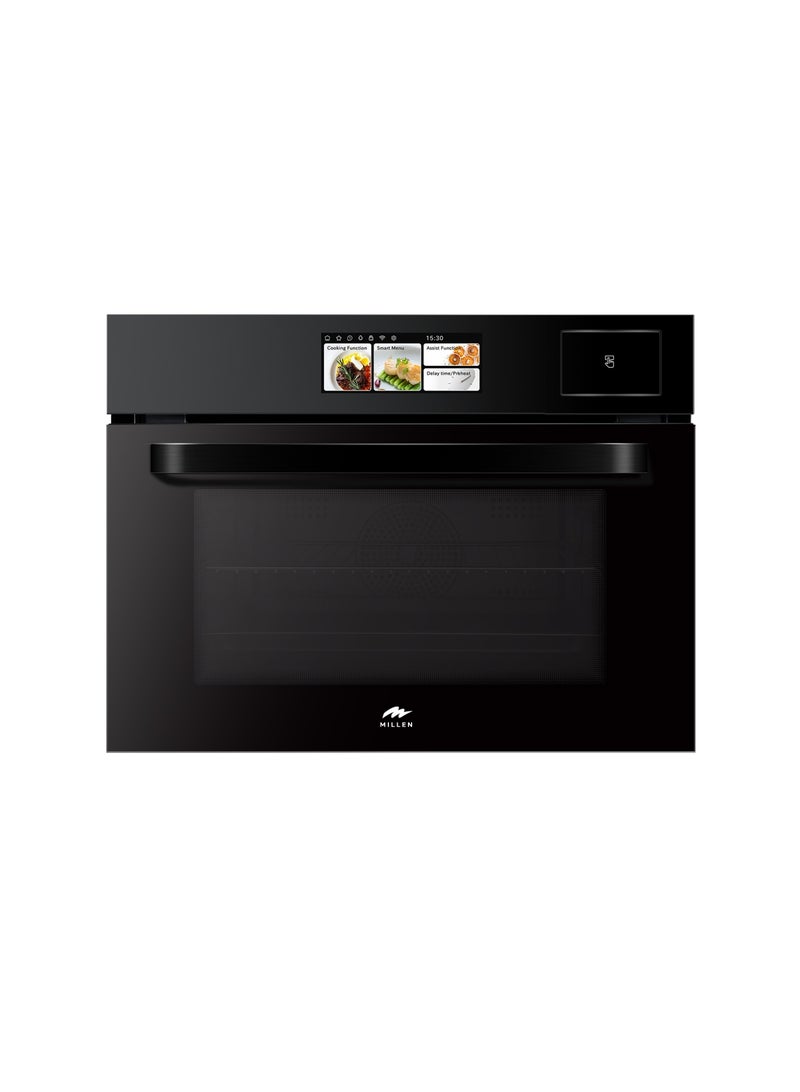 ميلين فرن بخاري كهربائي مدمج 60 سم مع شاشة TFT، 56 وصفة ذكية، 47 لتر - ضمان 3 سنوات - Image 2