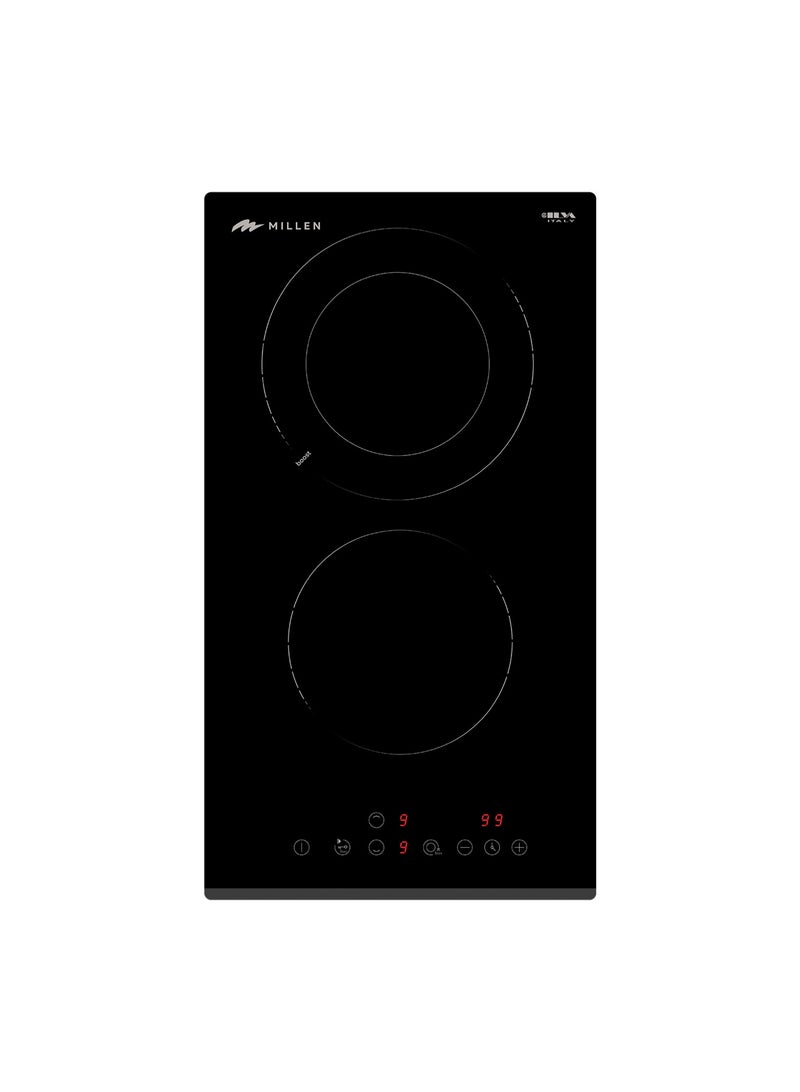 ميلين موقد سيراميك مدمج 30 سم مع وظيفة التعزيز وزجاج إيطالي - Image 1