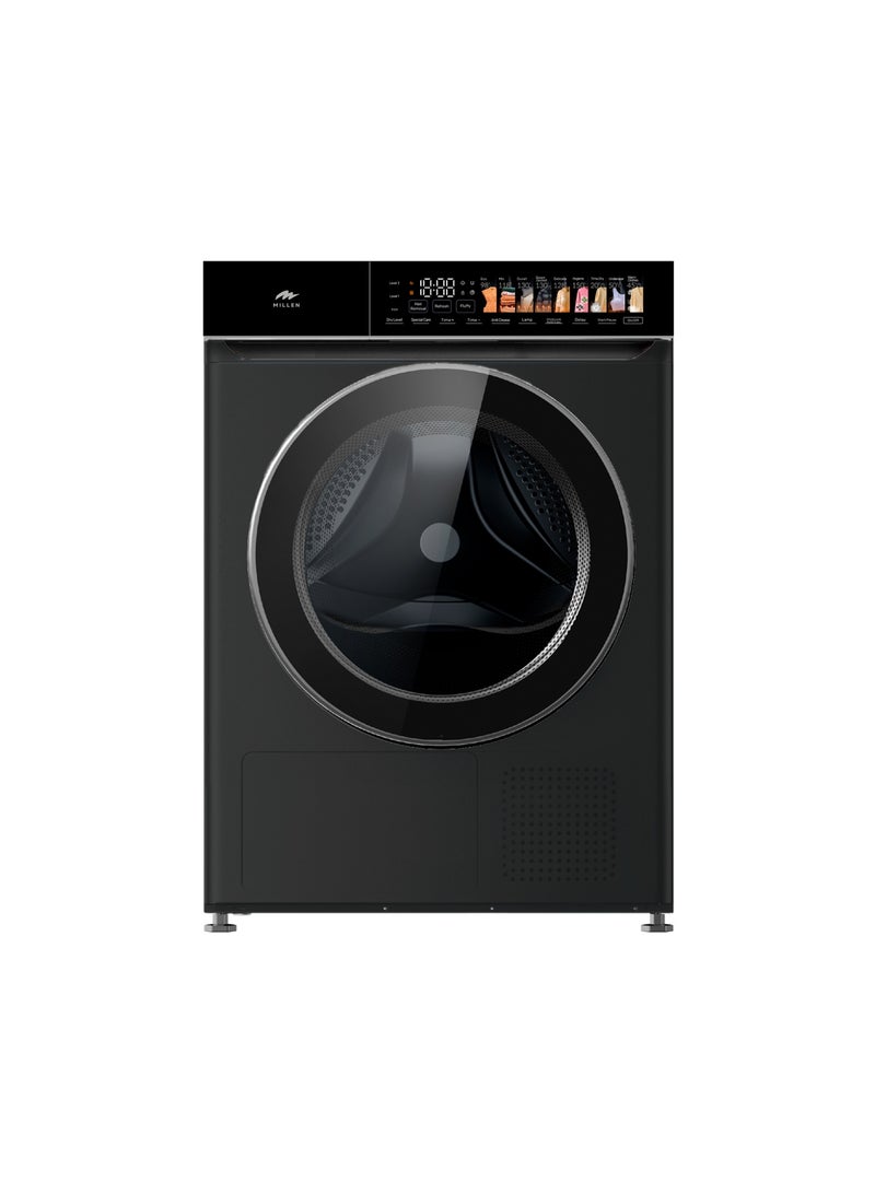 MILLEN 10kg Front Load Heat Pump Dryer – 3Y Warranty,Smart, Efficient & Gentle Drying, 10 kg MDM10BLD black - Image 1