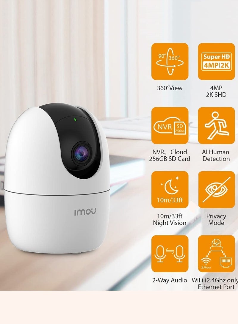 IMOU Ranger 2 5MP 3K Wifi Camera Built-in mic Siren 360° Degree, Human Detection, Two-way Talk - Image 4