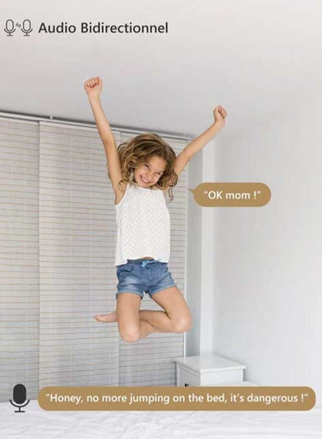 IMOU Ranger 2 5MP 3K Wifi Indoor Camera Built-in mic Siren 360 degree Coverage Mobile Alert Human Detection, Night Vision, Smart tracking Cloud - Image 4