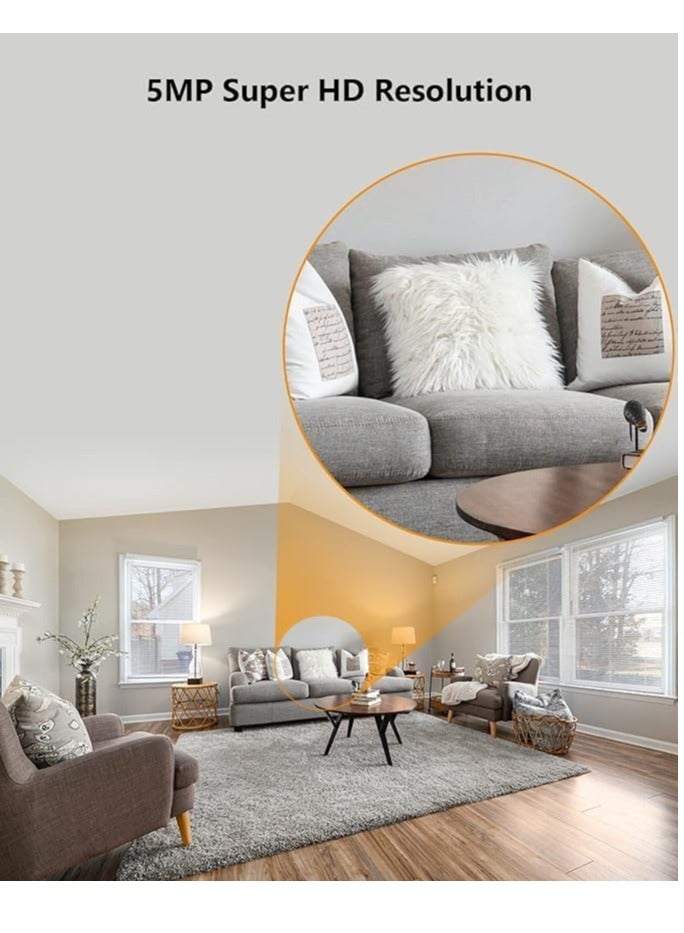 IMOU Ranger 2 5MP 3K Wifi Indoor Camera Built-in mic Siren 360 degree Coverage Mobile Alert Human Detection, Night Vision, Smart tracking Cloud - Image 3