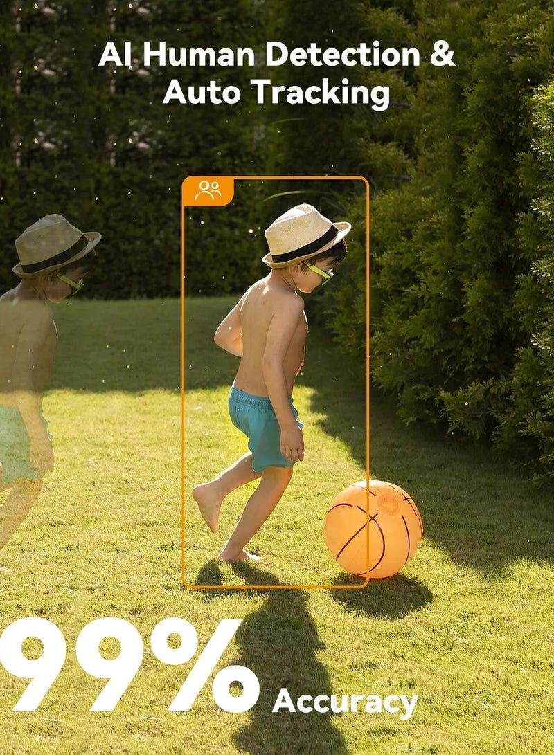 IMOU Cruiser Dual Lens 10MP 3K Outdoor WiFi Surveillance Camera, Resolution (5MP fixed lens and 5MP PT lens), Color Night Vision up to 30m, AI Person/Vehicle Detection, Automatic PT Tracking, Two-Way Audio, IP66 (IPC-S7XEN-10M0WED) - Image 3