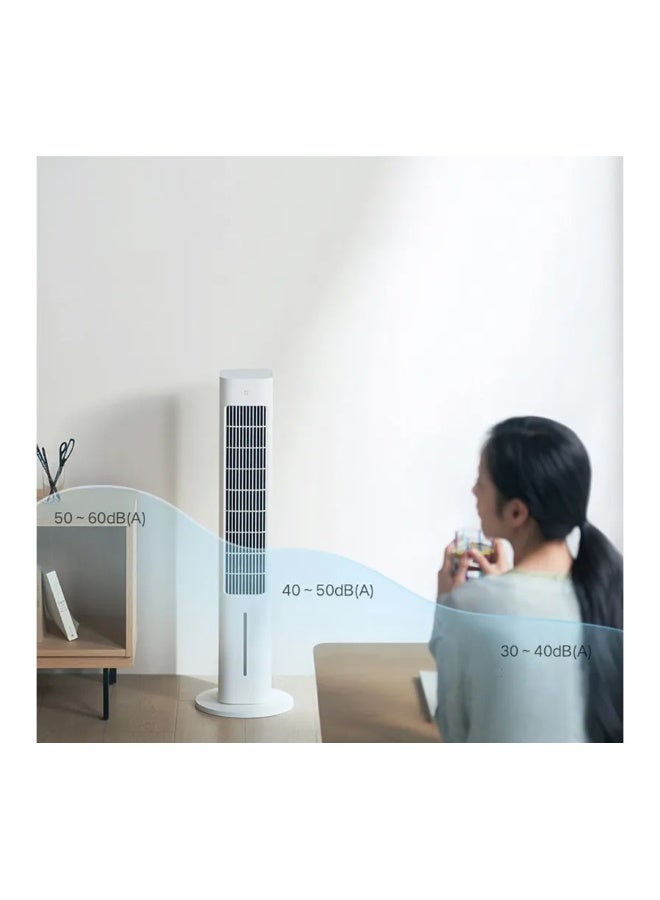 شاومي XIAOMI MIJIA Smart Evaporative Cooling Fan Cooler High Wind Speed Quick Cood Low Noise Antibacterial Portable Air Conditioner CN White - Image 4