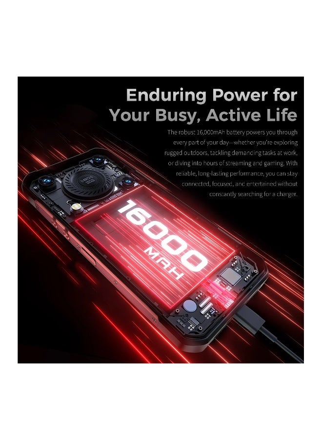 أوكيتل هاتف WP56 القوي 5G بشاشة 6.8 بوصة FHD+ وبطارية كبيرة سعة 16000 مللي أمبير وكاميرا 108 ميجابكسل بنظام أندرويد 15 (12GB+512GB NFC) - Image 4