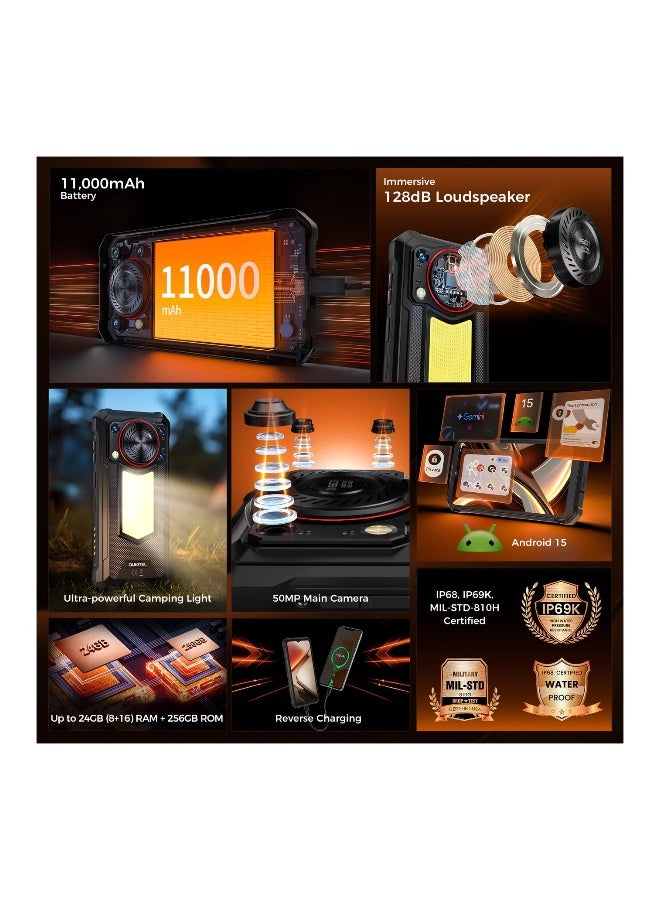 أوكيتل هاتف Oukitel WP53 Pro 5G المتين بشاشة 6.52'' FHD+ وبطارية كبيرة 11000mAh وكاميرا 50MP بنظام Android 15 (8GB+512GB NFC) - Image 3