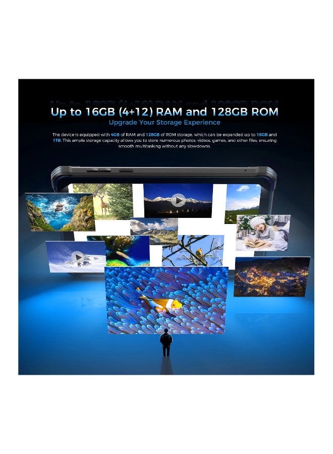 أوكيتل تابلت أوكيتيل آر تي 3 بلس 4 جي القوي 8 بوصة 11000 مللي أمبير بطارية كبيرة 16 ميجابكسل كاميرا أندرويد 15 (6 جيجابايت + 128 جيجابايت NFC) - أزرق - Image 2