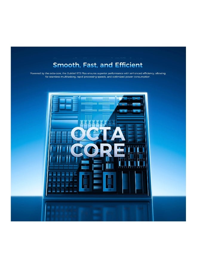 أوكيتل تابلت أوكيتيل آر تي 3 بلس 4 جي القوي 8 بوصة 11000 مللي أمبير بطارية كبيرة 16 ميجابكسل كاميرا أندرويد 15 (6 جيجابايت + 128 جيجابايت NFC) - أزرق - Image 4