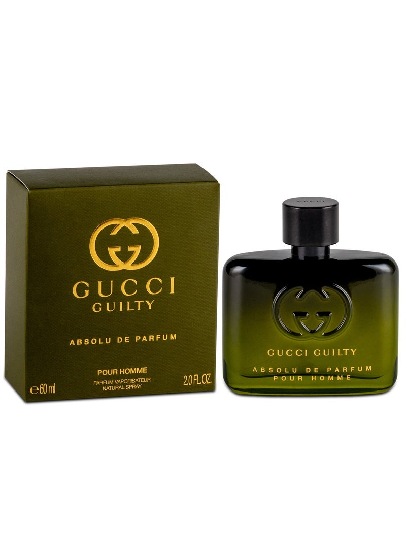 GUCCI Guilty Absolute Pour Homme De Parfum For Men 60ml  - Image 2