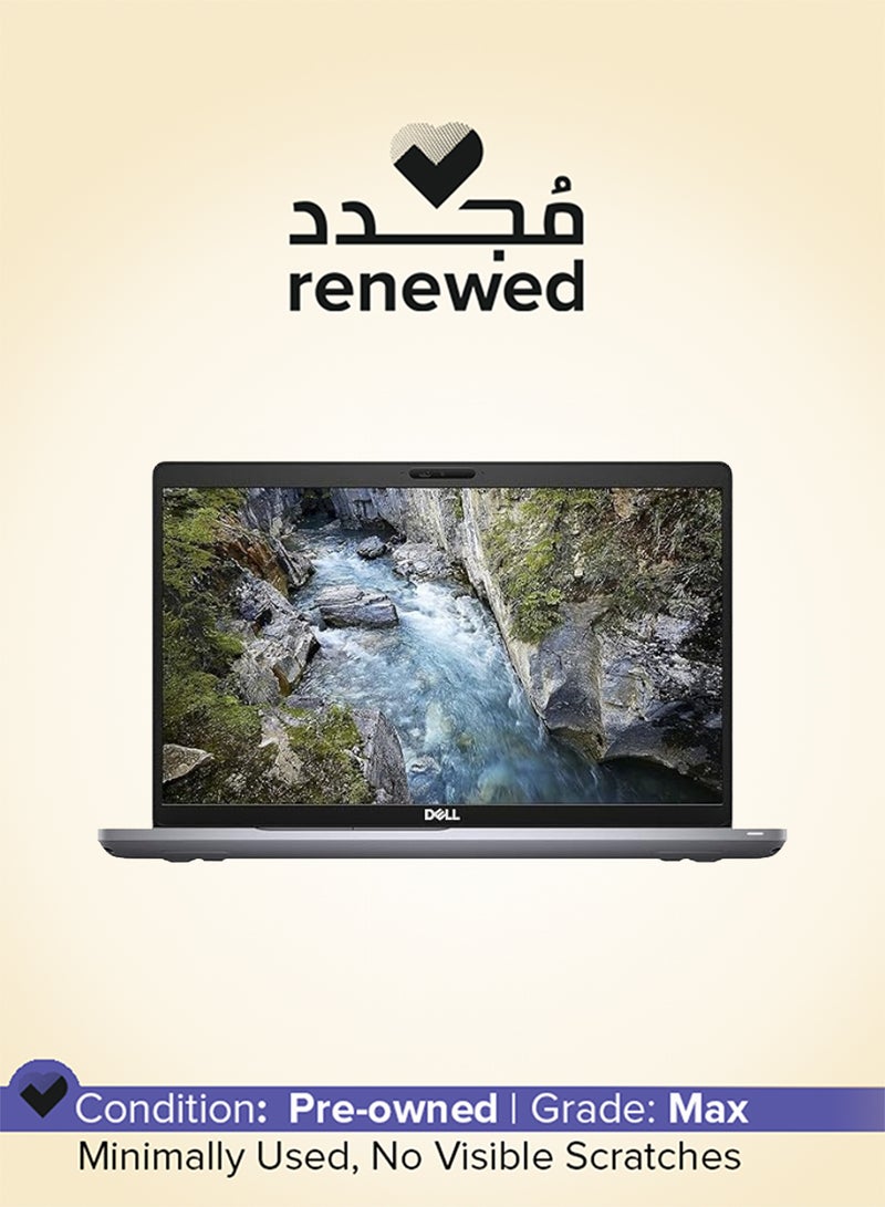 DELL Renewed - Precision 3551 Laptop With 15.6-Inch Full HD Display,Intel Core i5-10400H Processor/Quad Core/10th Gen/8GB RAM/512GB SSD/Intel UHD Graphics/Windows 10 Pro English Silver - Image 1