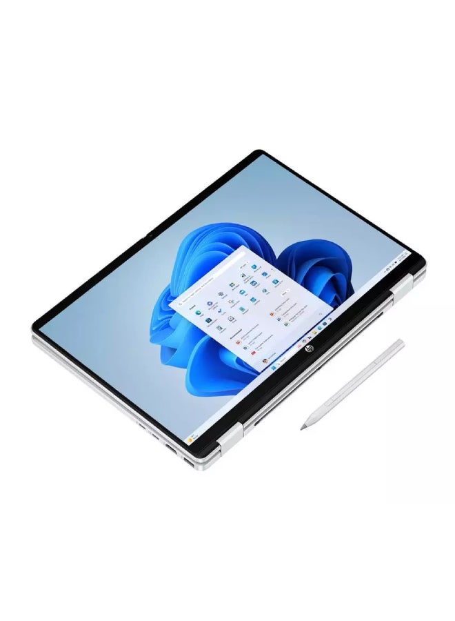 HP OmniBook 5 Flip x360 Laptop With 14 Inch WUXGA (1920x1200) Display, Core i3-100U Processor/8GB RAM DDR5/512GB SSD/ English/Arabic Glacier Silver - Image 5