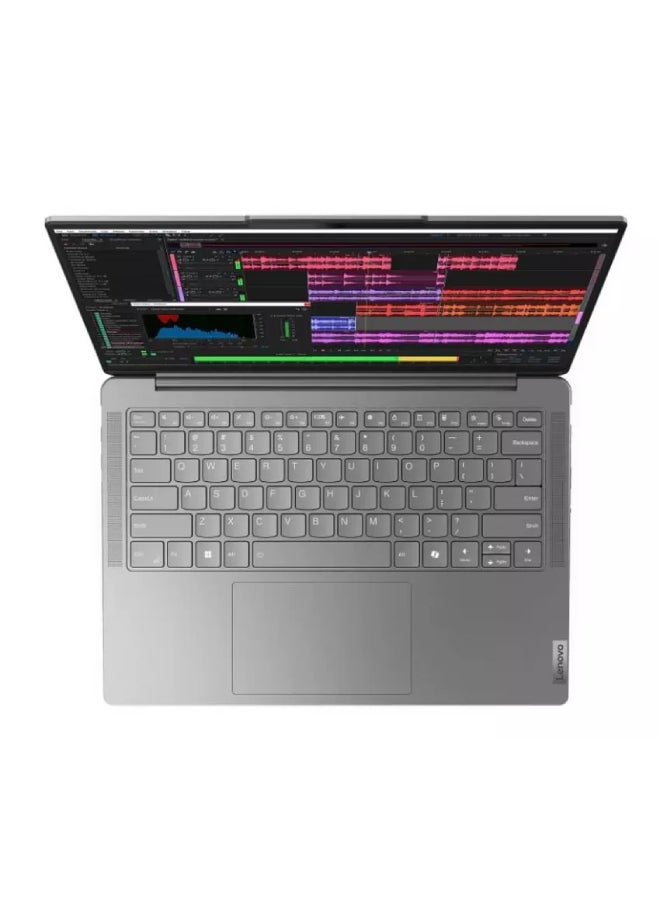 Lenovo Yoga Slim 7 14IMH9 Laptop With 14 Inch OLED Display 60Hz, Core Ultra 7-155H Processor/16GB RAM DDR5/512GB SSD/Window 11/ English/Arabic Luna Grey - Image 4
