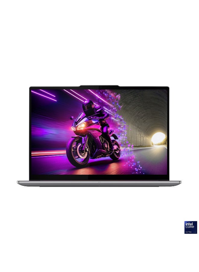 لينوفو Yoga Pro 9 16IAH10 Laptop With 16 Inch Touch OLED Display 120Hz, Intel Core Ultra 9-285H Processor/32GB RAM DDR5/1TB SSD/8GB Nvidia GeForce RTX 5060 Graphics/Windows 11/ English/Arabic Luna Grey - Image 1