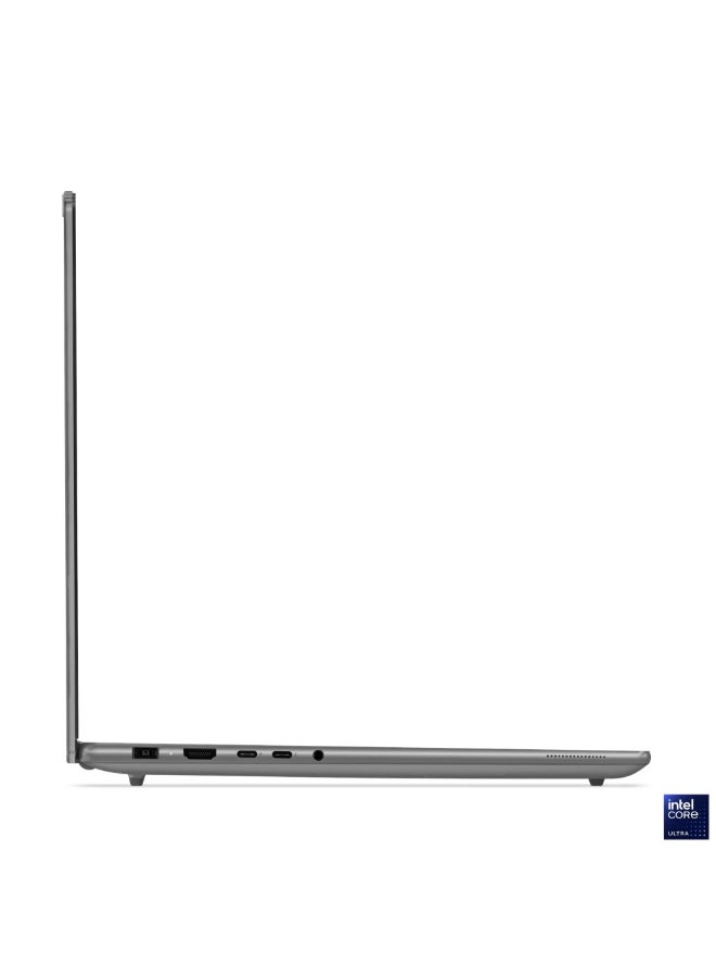 لينوفو Yoga Pro 9 16IAH10 Laptop With 16 Inch Touch OLED Display 120Hz, Intel Core Ultra 9-285H Processor/32GB RAM DDR5/1TB SSD/8GB Nvidia GeForce RTX 5060 Graphics/Windows 11/ English/Arabic Luna Grey - Image 5