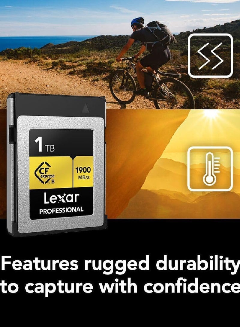 Lexar 1TB Professional CFexpress Type B Memory Card GOLD Series, Up To 1900MB/s 1 TB - Image 5