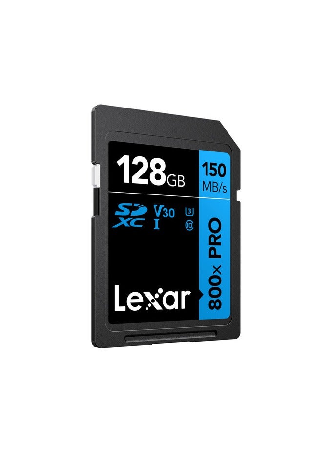 ليكسار High-Performance 800x PRO UHS-I SDXC Memory Card (BLUE Series) 128 GB - Image 2