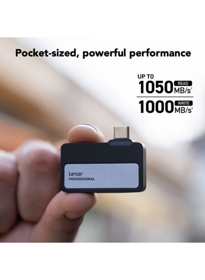 Lexar Professional Go USB 3.2 Gen 2 Portable SSD (Black) 2 TB - Image 4