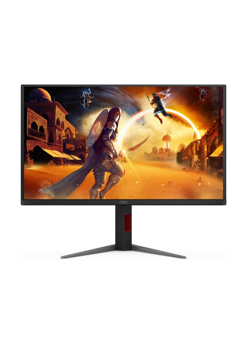 اي او سي Q27G4ZD شاشة ألعاب QD-OLED بحجم 26.5 بوصة، دقة 2560×1440، 240 هرتز، 0.03 مللي ثانية GTG، DisplayHDR True Black 400، HDMI 2.1، DP 1.4، مركز USB، مزامنة متكيفة، قاعدة قابلة للتعديل في الارتفاع – - Image 1