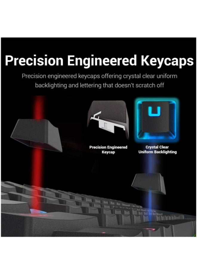 ريدراجون لوحة مفاتيح الألعاب الميكانيكية K552 كومارا المجددة - Image 5