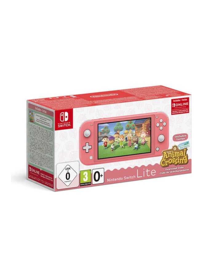 نينتندو Renewed - Switch Lite Coral Plus Animal Crossing - Image 2