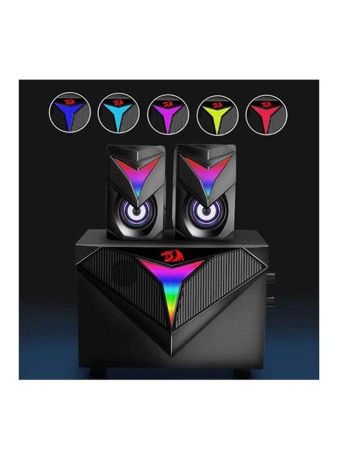 ريدراجون مجدد - مكبر صوت للألعاب GS700 توكاتا RGB 2.1 مع مضخم صوت - Image 5