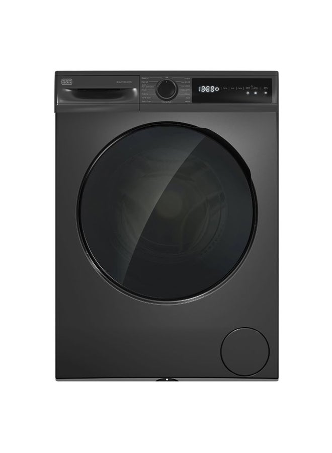 بلاك اند ديكر غسالة ملابس أمامية 10 كجم، 1400 دورة في الدقيقة، محرك BLDC، لوحة لمس - Image 1