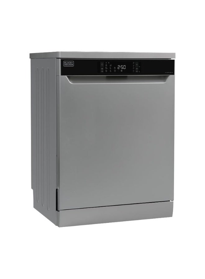 بلاك اند ديكر غسالة صحون 12 لتر، 15 إعداد، 8 برامج، طاقة A++، رف سكاكين - Image 2