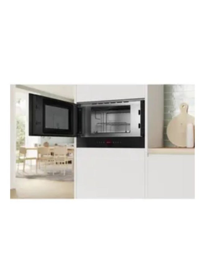 BOSCH 21L, Built-In Microwave Oven, Digital Control Ring, TFT Touch Display, AutoPilot, 10 Programs, 900W, Stainless Steel Interior, BEL7321B1M Black BEL7321B1M Black - Image 3
