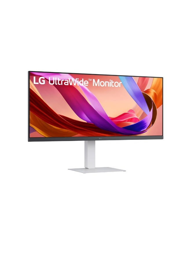 LG 34-inch UltraWide WFHD Monitor with 100Hz 1ms, HDR 400 and borderless design, USB Type-C™, sRGB 99%, Color calibrated, Build in Speaker (Waves MaxxAudio®), LG Switch app 34U530A-W White white - Image 3