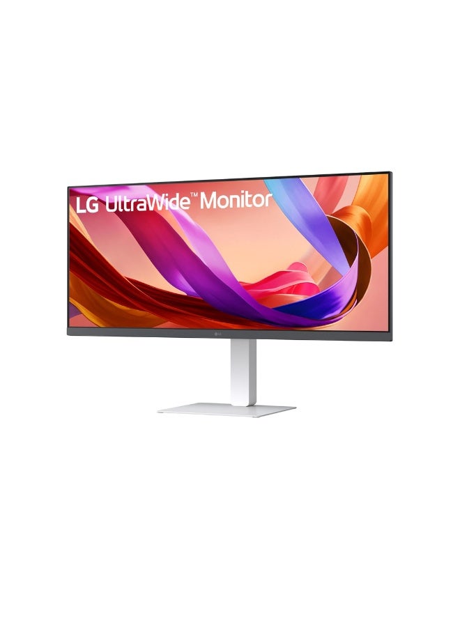 LG 34-inch UltraWide WFHD Monitor with 100Hz 1ms, HDR 400 and borderless design, USB Type-C™, sRGB 99%, Color calibrated, Build in Speaker (Waves MaxxAudio®), LG Switch app 34U530A-W White white - Image 2