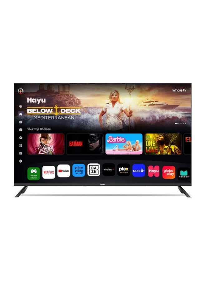 Impex 50 Inch QLED 4K UHD Smart TV (Wios50Q) | Television, AI Voice Assistant - ChatGPT | 4K Ultra HD Television| 8GB Storage, 1.5GB RAM | Netflix, YouTube, Prime, Disney+ | A+ Panel | 176° View | 100W | 2 Year Warranty Wios50Q Black - Image 2
