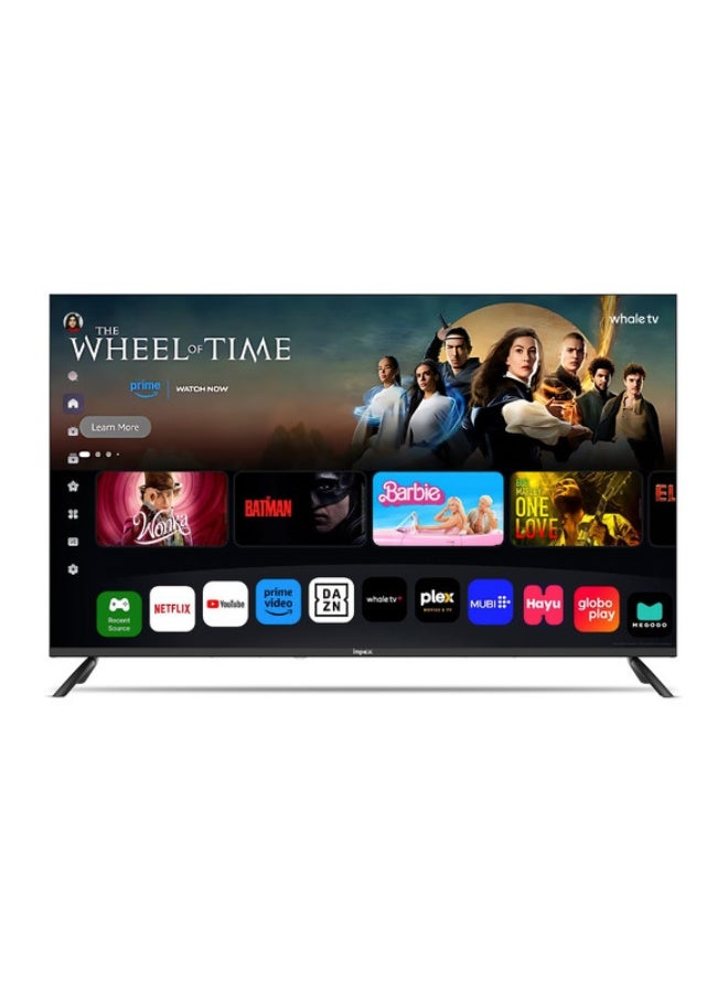 Impex 43 Inch QLED FHD Smart TV (Wios43Q) | Television, AI Voice Assistant with ChatGPT | 8GB ROM, 1GB RAM | Netflix, YouTube, Prime | A+ Panel | HDMI, USB, RJ45 | 2-Year Warranty Wios43Q black - Image 2