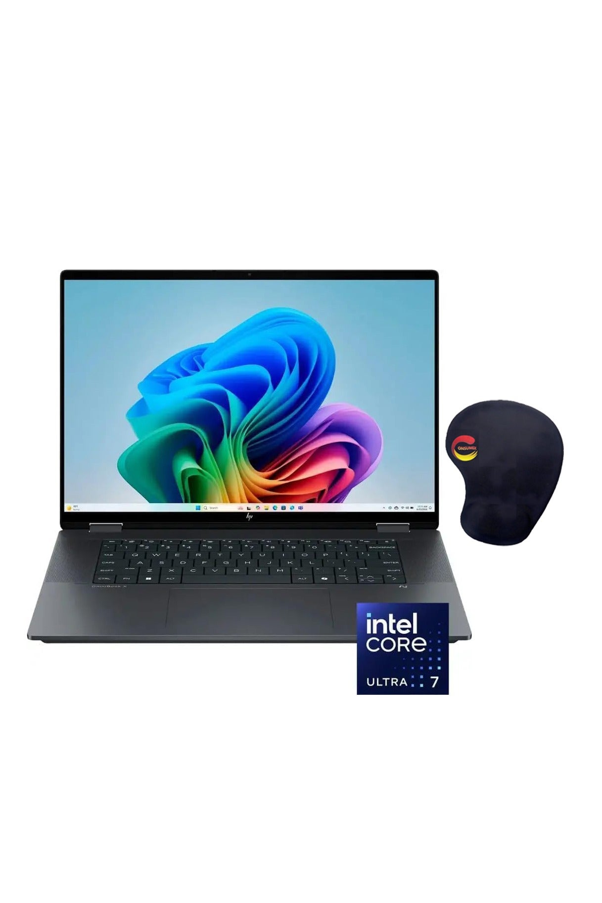 (Upgraded Version) OmniBook X Flip 2-in-1 Laptop 2025, 16" WUXGA IPS Touchscreen, Ultra 7 256V 8-Core Arc Graphics 140V,16GB LPDDR5, Backlit KB | Thunderbolt 4 Wi-Fi 6E, Win11 Home grey