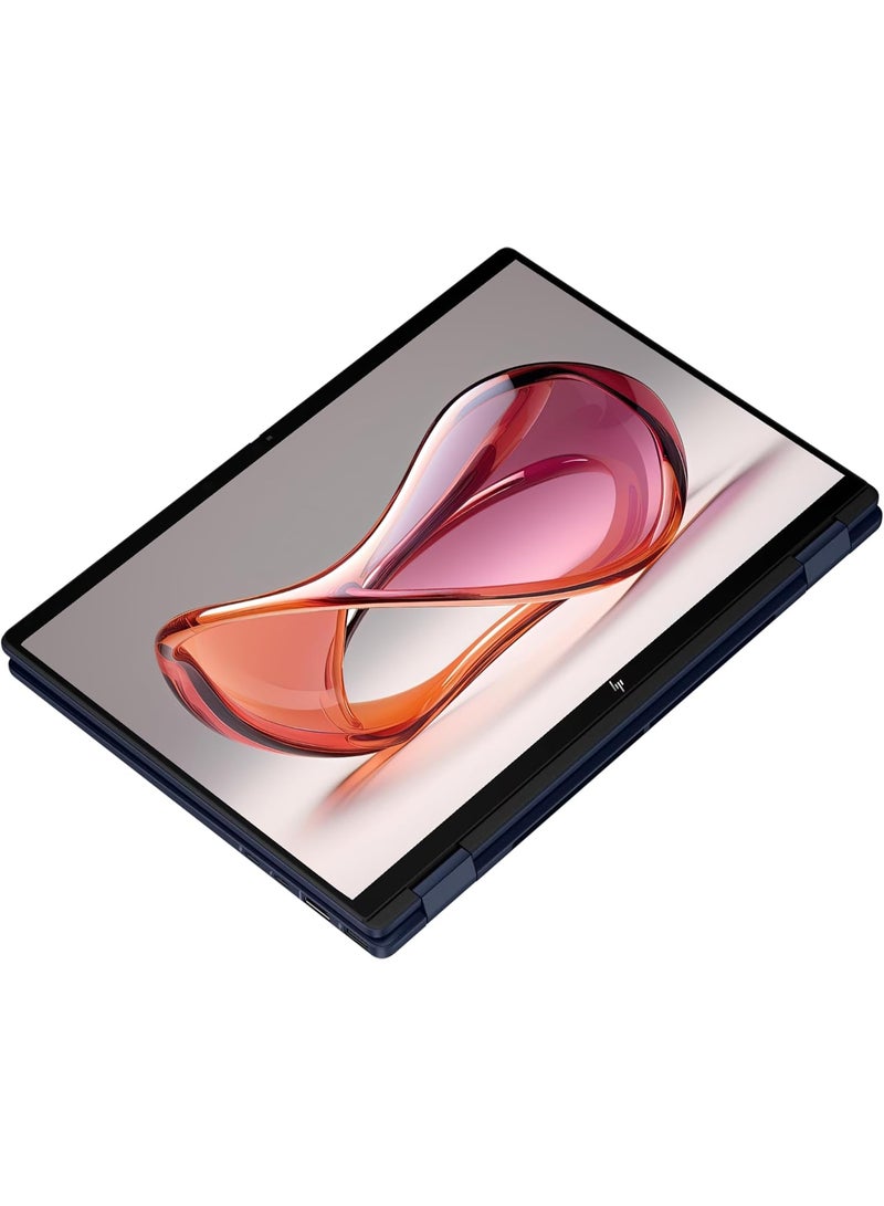 HP (Upgraded Version) OmniBook X Flip 2-in-1 Copilot+ Laptop, Intel Ultra 7-256V, 16 GB LPDDR5x RAM, 1 TB PCIe SSD, 14" 2K (1920x1200) Touchscreen, Intel Arc 140V, Backlit Keyboard, W11 Pro Atmospheric Blue Atmospheric Blue - Image 3