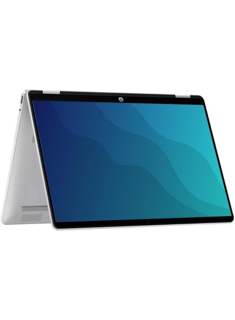 HP OmniBook 5 Flip 2-in-1 Laptop, 14" 2K Touch-Screen Display, Intel Core 5 120U, 8GB RAM, 512GB SSD, Intel Graphics, Backlit Keyboard, Windows 11 Home Glacier Silver - Image 3