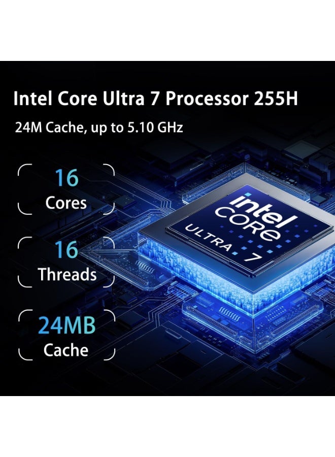 HP OMEN 16 Slim RTX 5060 2025 AI Pro Gaming Laptop, 16" FHD+ 165Hz, Intel Ultra 7 255H(Beats Intel i7-14700), NVIDIA RTX 5060, 64GB DDR5 RAM, 1TB SSD English black - Image 5