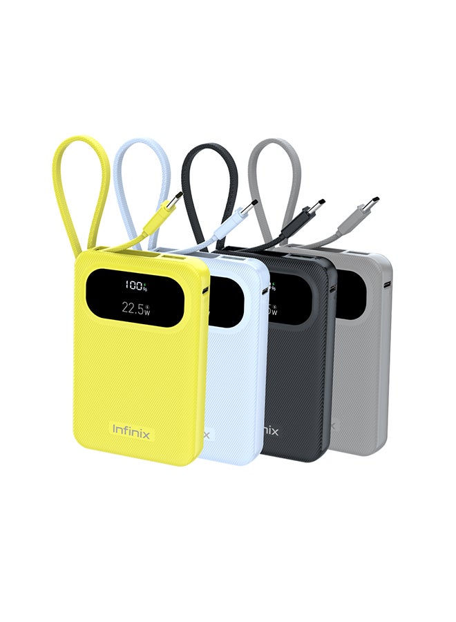 Infinix 10000 mAh 10000 mAh Infinix XPower 10 PRO - XP10Pro -  Power Bank With Type C Fast Charging black - Image 4