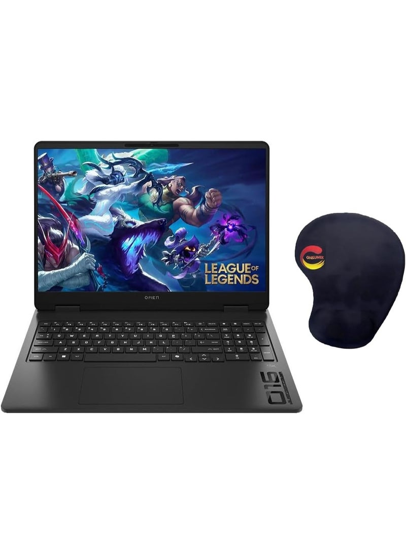 HP OMEN 16 Slim RTX 5060 2025 AI Pro Gaming Laptop, 16" FHD+ 165Hz, Intel Ultra 7 255H(Beats Intel i7-14700), NVIDIA RTX 5060, 64GB DDR5 RAM, 2TB SSD English black - Image 2