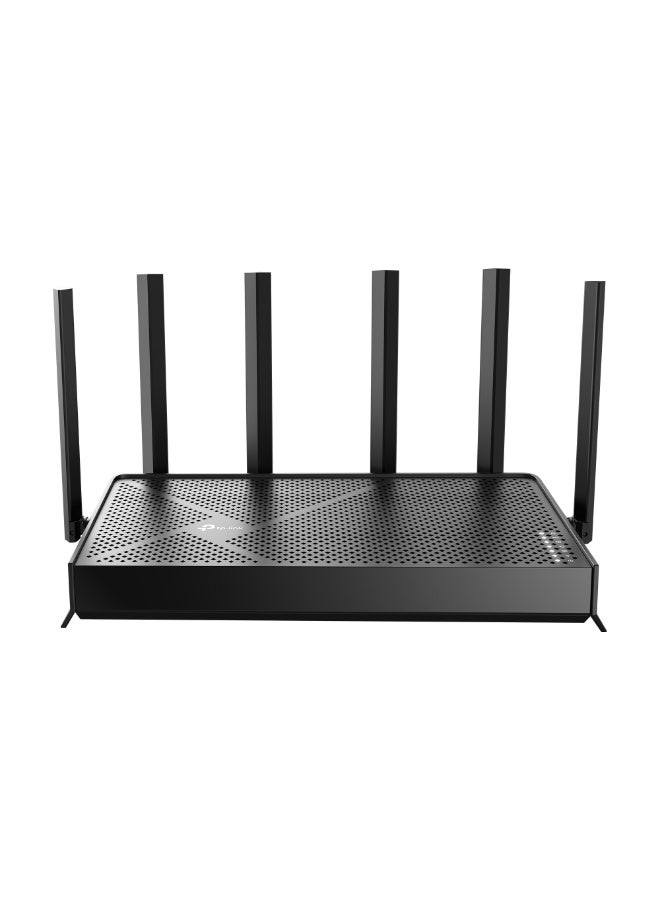 تي بي لينك Archer BE400, BE6500 Dual-Band Wi-Fi 7 Router, 6.5Gbps, 5GHz, 6 High-Performance Antennas, 2.5Gbps Port, EasyMesh, HomeShield, Multi-Link, VPN, Easy Setup, Tether App BLACK - Image 1