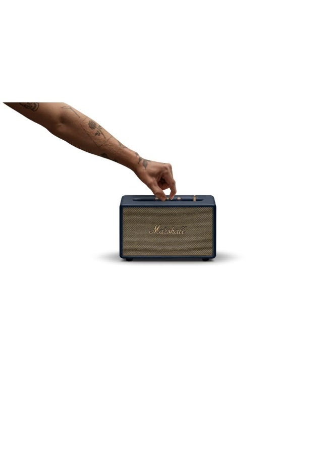 Marshall Acton III 60W Premium Home Wireless Speaker with Bluetooth 5.2 and Multiple Inputs - Enjoy Signature Sound Blue - Image 2